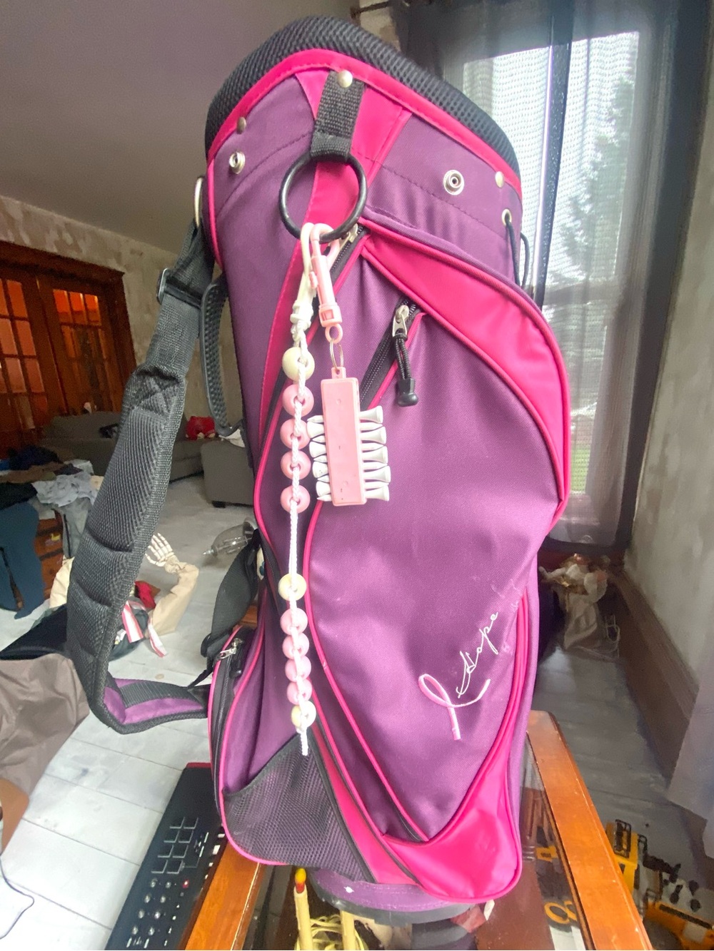 Women's Wilson Hope Breast Cancer Golf Bag Pink 7 Way